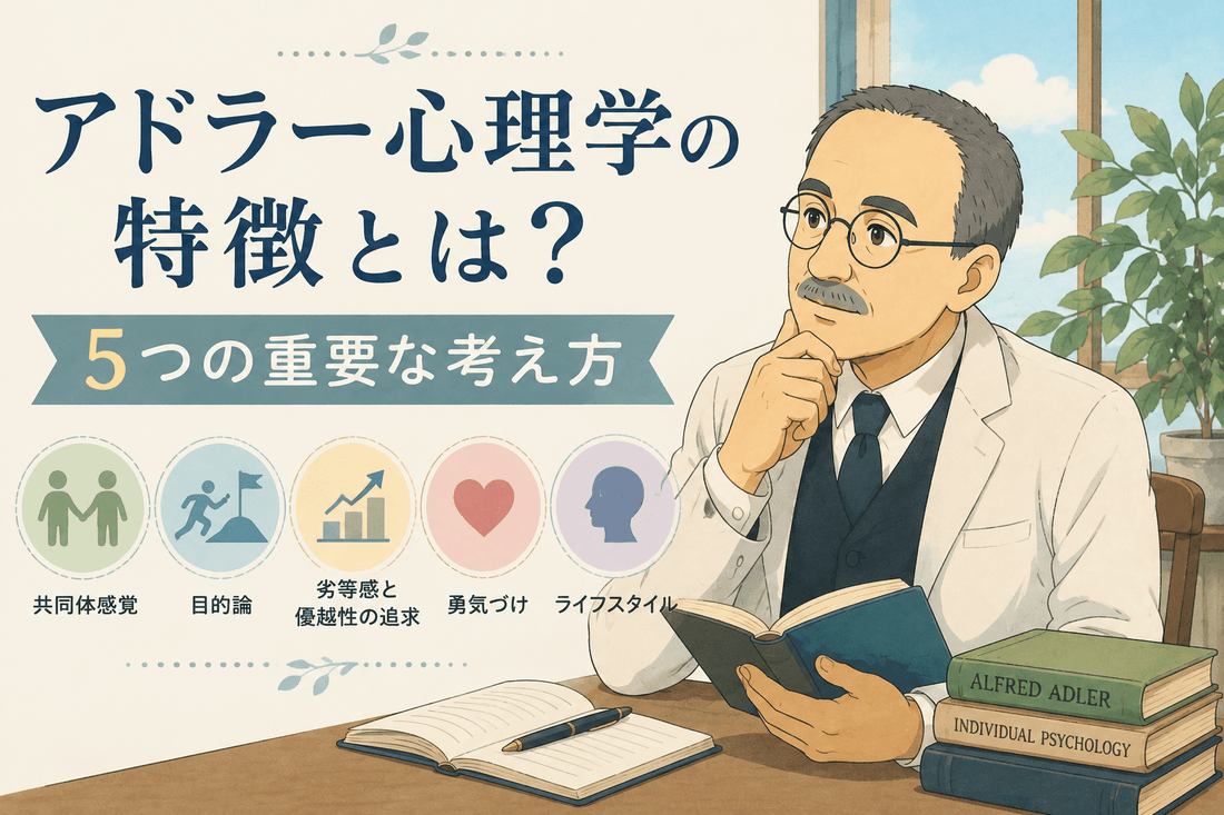 アドラー心理学の特徴とは？5つの重要な考え方をわかりやすく解説
