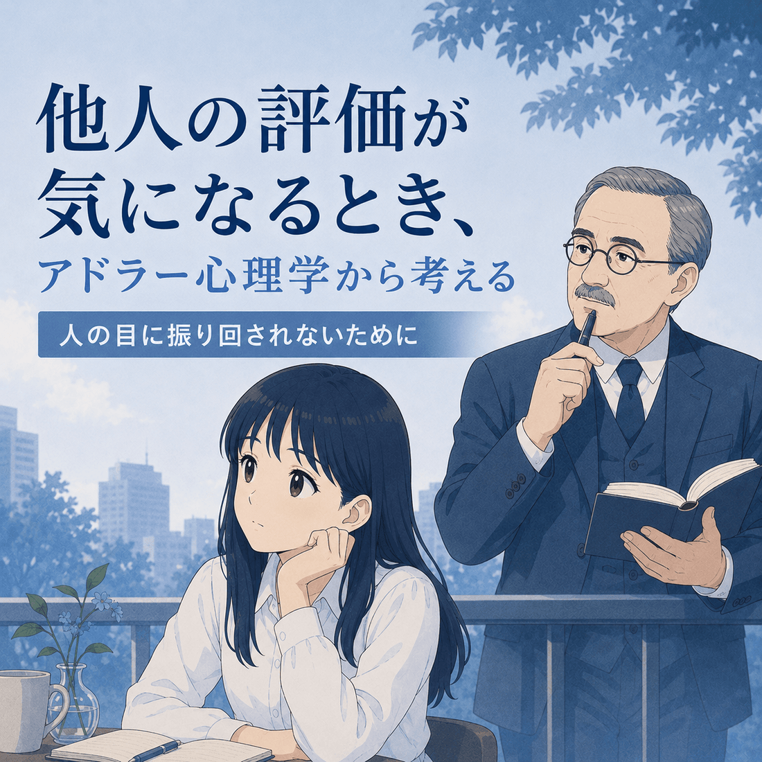 他人の評価が気になるとき、アドラー心理学から考える｜人の目に振り回されないために