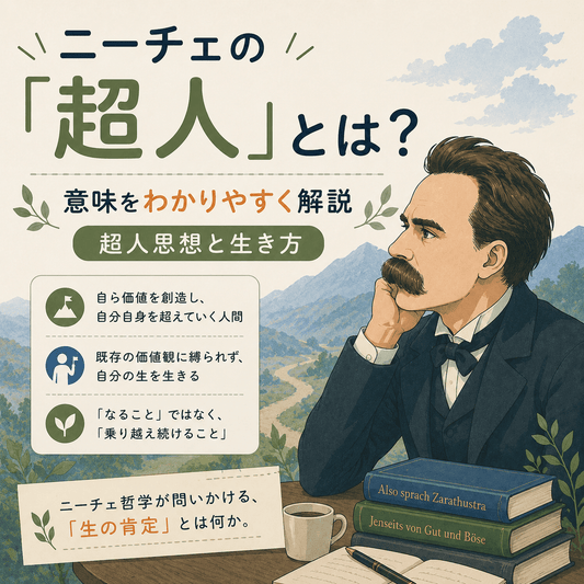 ニーチェの「超人」とは？意味をわかりやすく解説｜超人思想と生き方