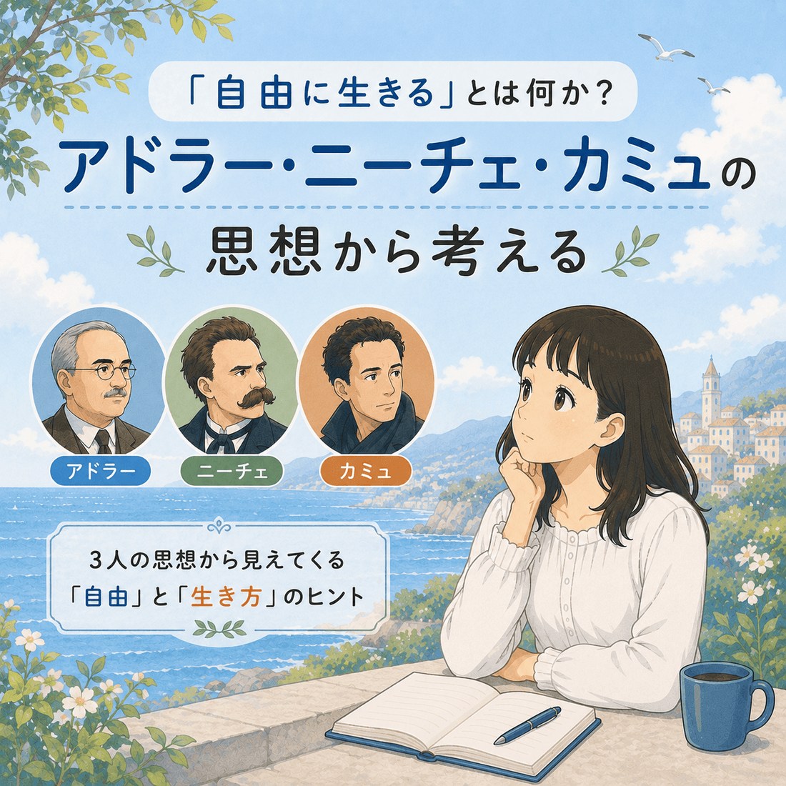 「自由に生きる」とは何か？アドラー・ニーチェ・カミュの思想から考える