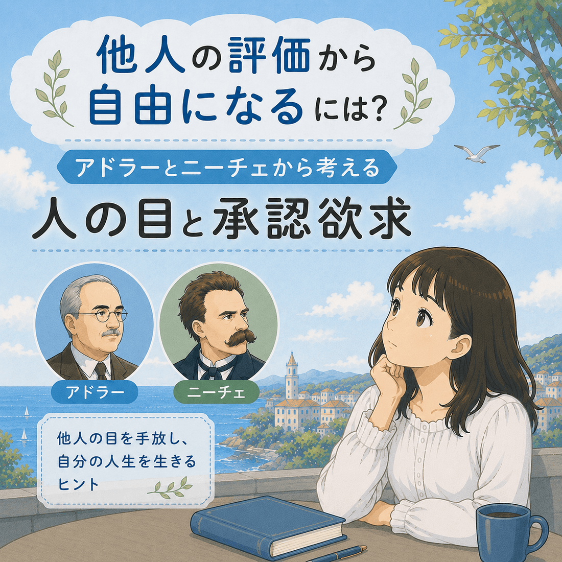 「他人の評価から自由になる」には？アドラーとニーチェから考える人の目と承認欲求